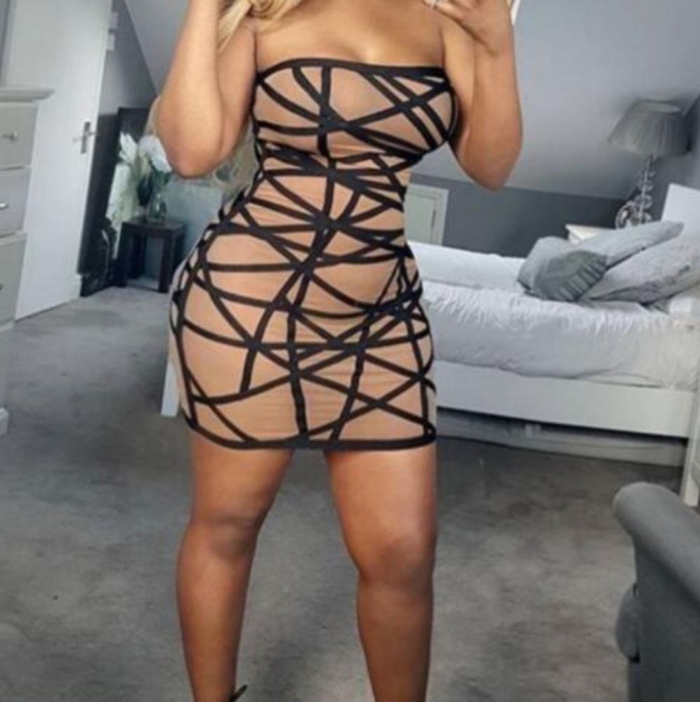 Nude Sexy Tube dress